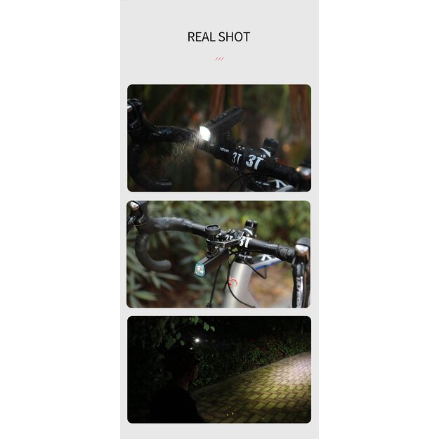 Priekinis dviračio žibintas GACIRON V9M-1500