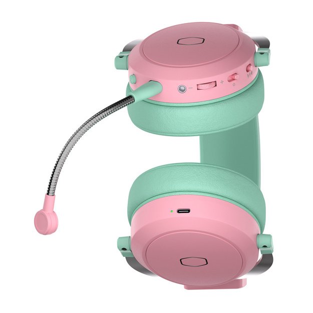 Cooler Master CH351-MC gaming headphones (green-pink)