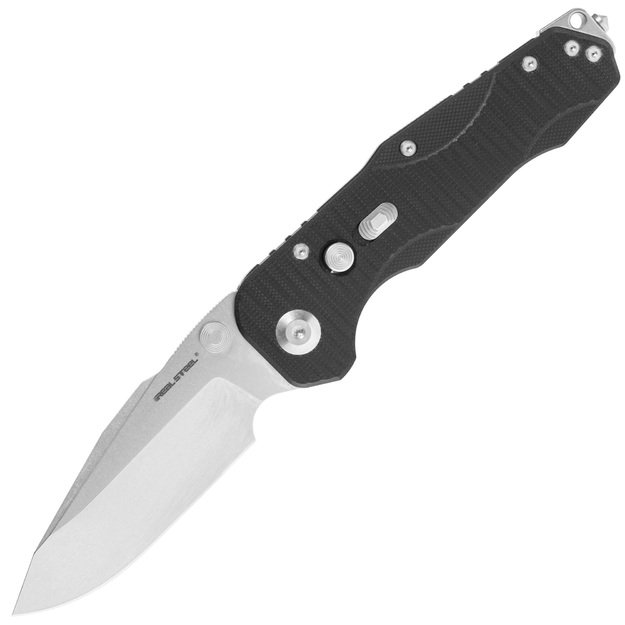 Real Steel Evolution Ironclad folding knife, black 7911SB