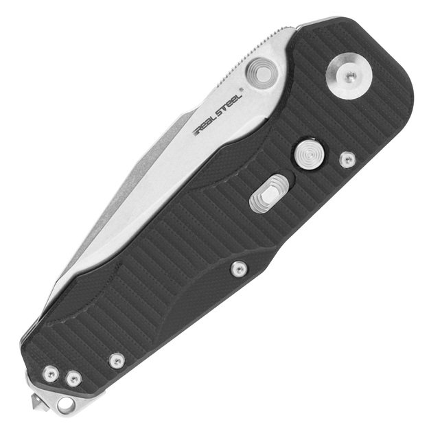 Real Steel Evolution Ironclad folding knife, black 7911SB