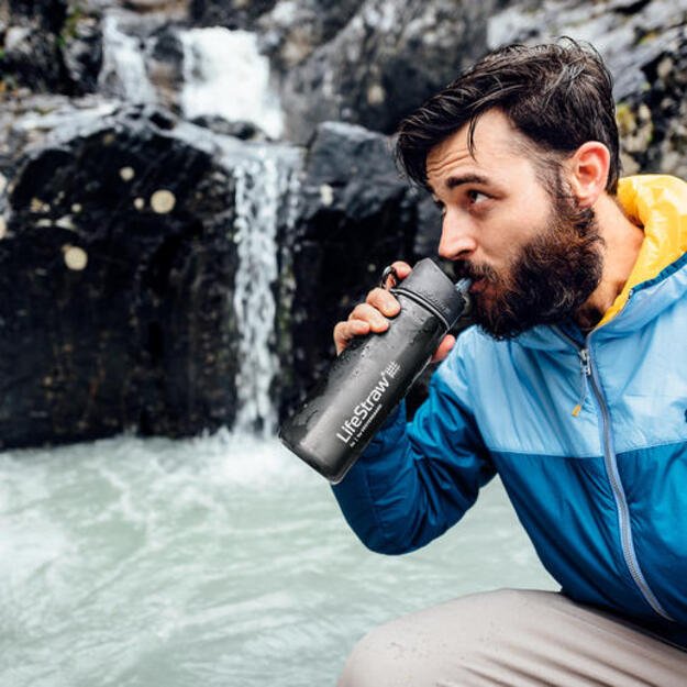 Дорожная бутылка LifeStraw Go 2.2 с фильтром 650 мл. Laguna Teal LGV422TLWW