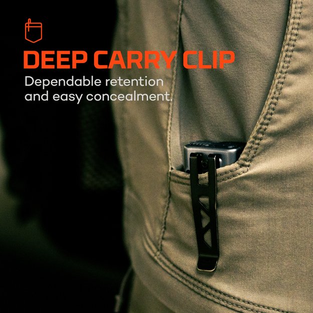 NEBO EDGE 2K POCKET LIGHT įkraunamas žibintuvėlis 2000lm