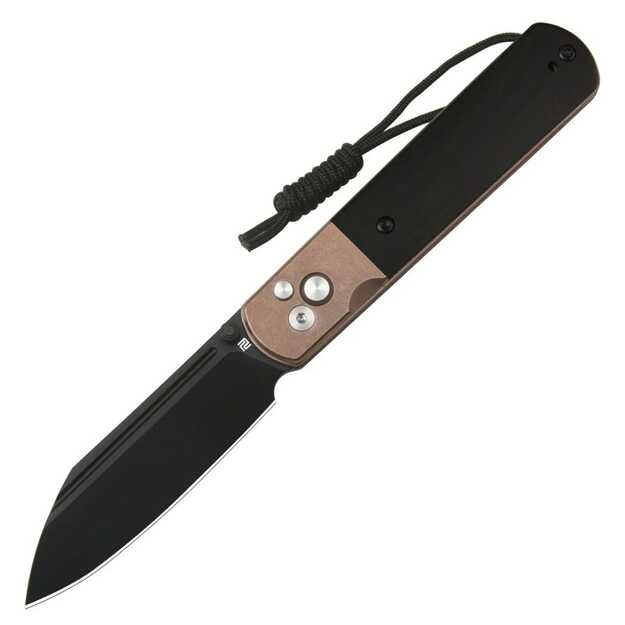 Artisan Cutlery Holm Ebony Wood sulenkiamas peilis 1875P-BRG