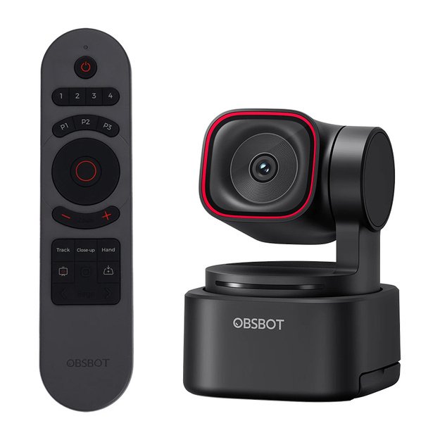 OBSBOT Tiny 3 Lite webcam with remote control