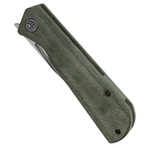 Petrified Fish Viking Складной нож Green Micarta PFP07GRMS