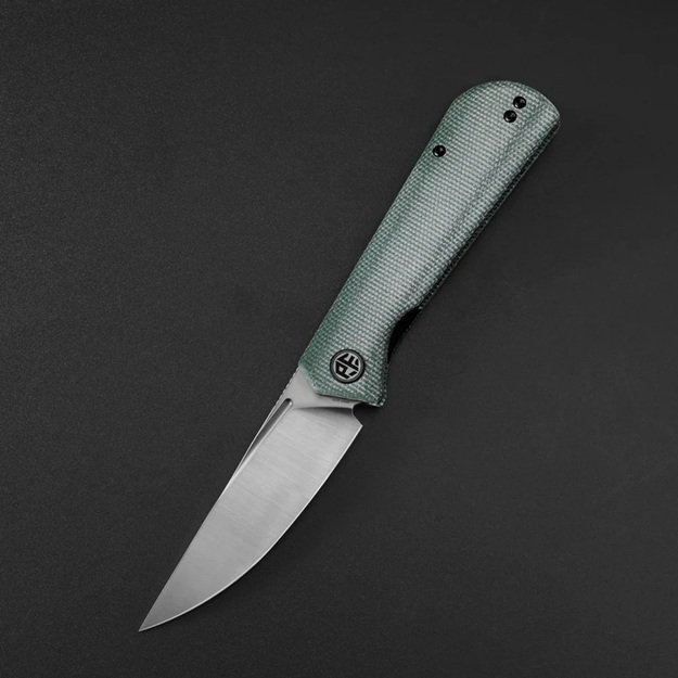 Petrified Fish Viking Складной нож Green Micarta PFP07GRMS