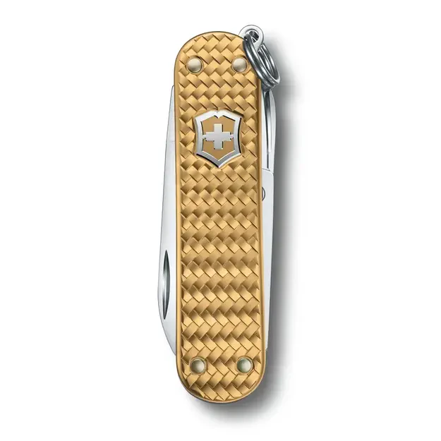 Victorinox Classic Precious Alox Pocket Knife - Brass Gold 0.6221.408G