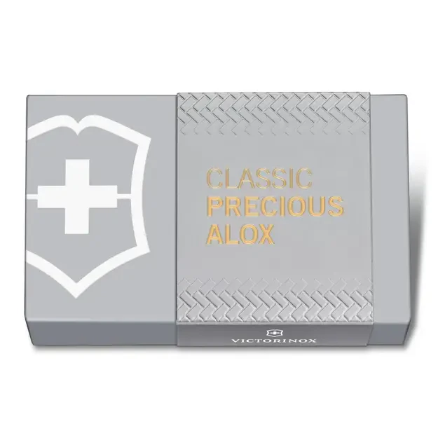 Victorinox Classic Precious Alox Pocket Knife - Brass Gold 0.6221.408G