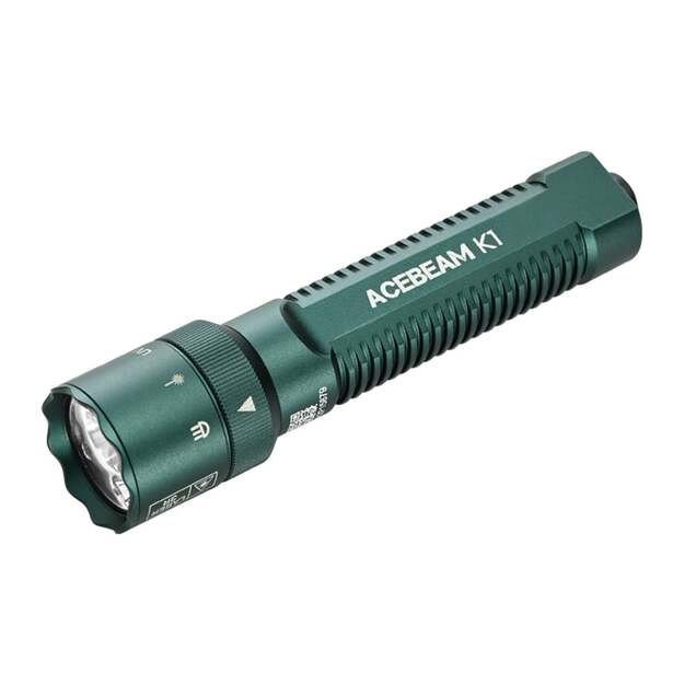 Acebeam K1 фонарь с УФ-светом и лазерной указкой, green