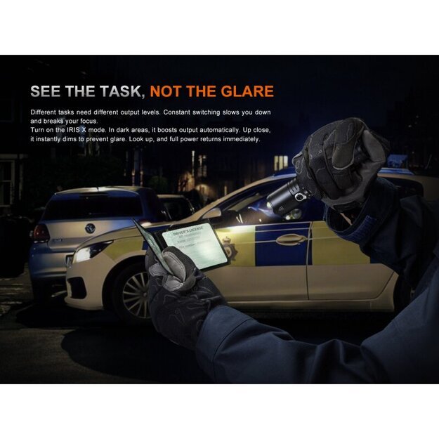 Fenix ​​TK15R "IRIS X" LED Flashlight with USB Connection