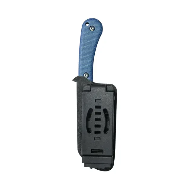 Нож Kubey Rock Hopper синий, дизайн Скотта Халперна, Micarta, 14C28N (KU412C)