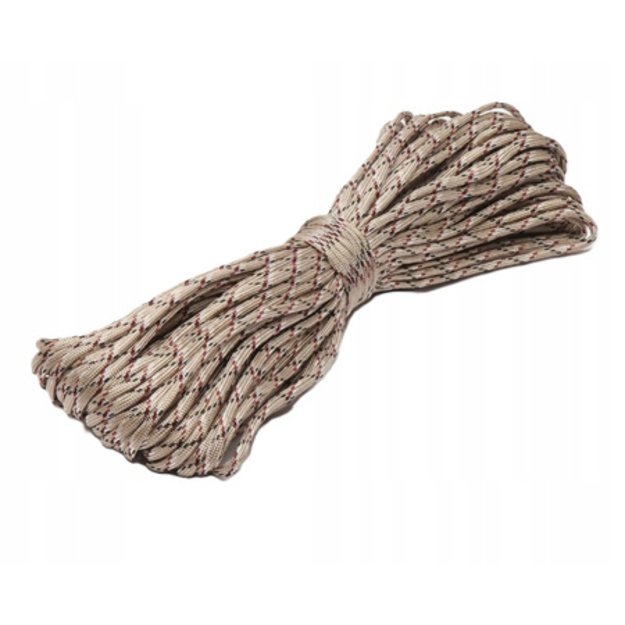 BSH ADVENTURE BR-005E Paracord virvė 30m Desert Camo
