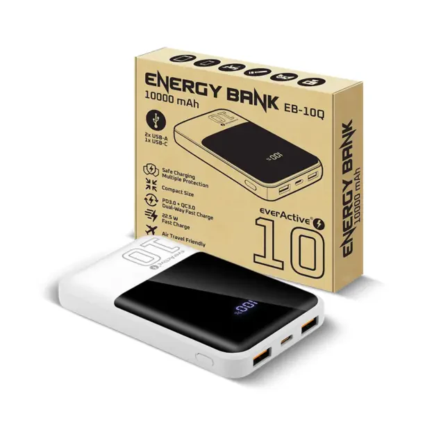 Внешний аккумулятор (powerbank) everActive Energy Bank EB-10Q 22.5W 10000mAh