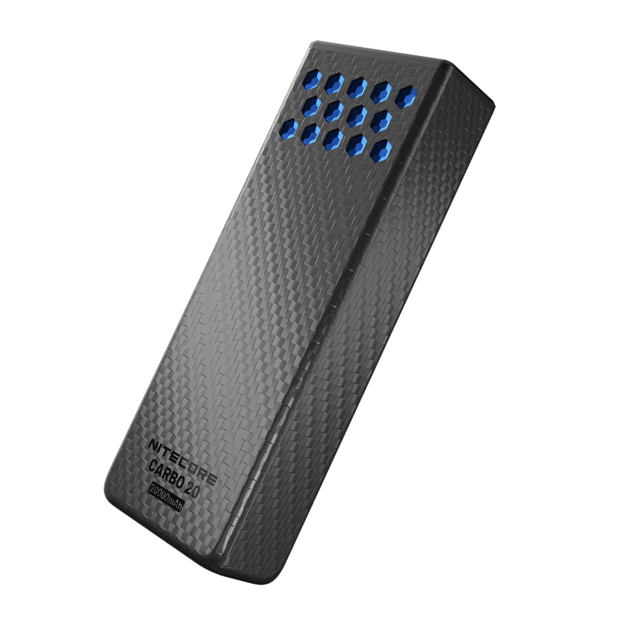 Nitecore išorinė baterija CARBO20 - 20000mAh, mėlyna
