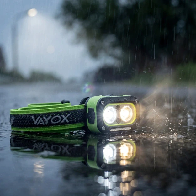 Įkraunamas galvos žibintuvėlis 2x5W 450lm 800mAh VA0453 Vayox