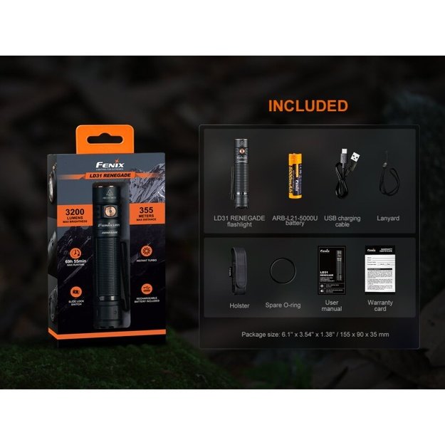 Fenix ​​LD31 Renegade LED žibintuvėlis