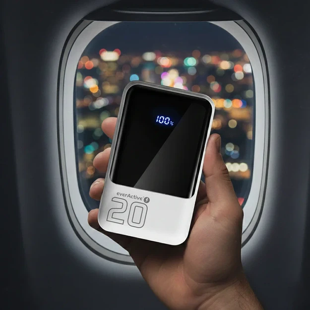 Išorinė baterija (powerbank) everActive Energy Bank EB-20Q 22.5W 20000mAh
