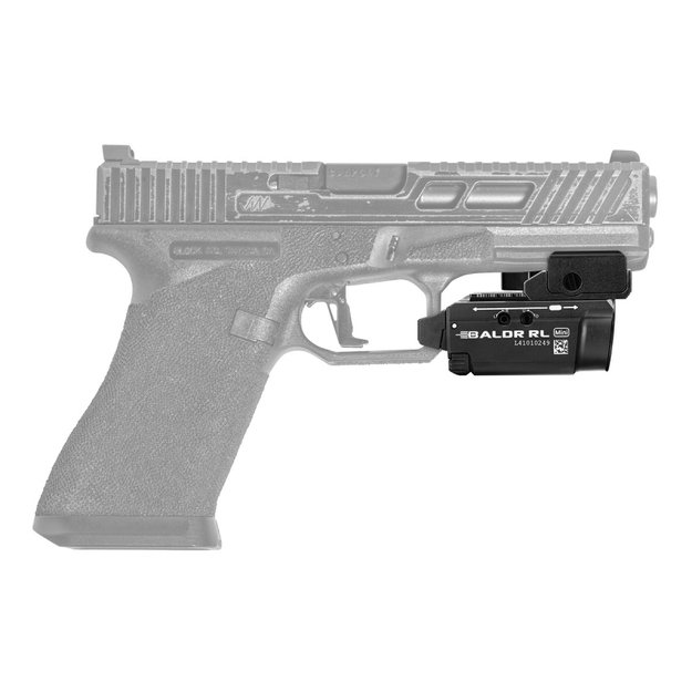 Мини-фонарик-пистолет Olight Baldr-RL с красным лазером
