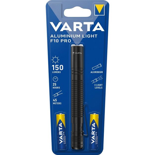 Varta F10 Pro rankinis žibintuvėlis 2xAAA 16606