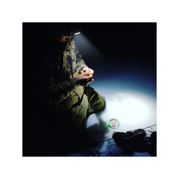 Žibintuvėlis ant galvos USB + magnetas