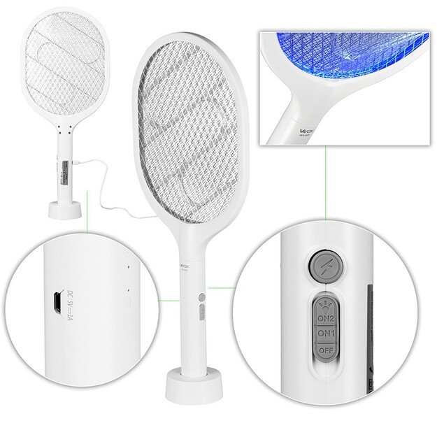 VAYOX raketės formos vabzdžių gaudyklė USB IKV-959