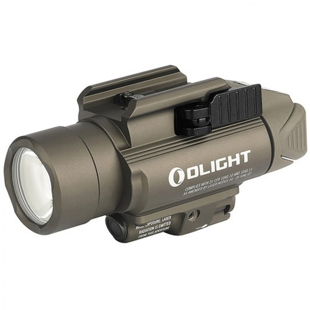 Olight Baldr-RL  Desert žibintuvėlis ant pistoleto su raudonu lazeriu