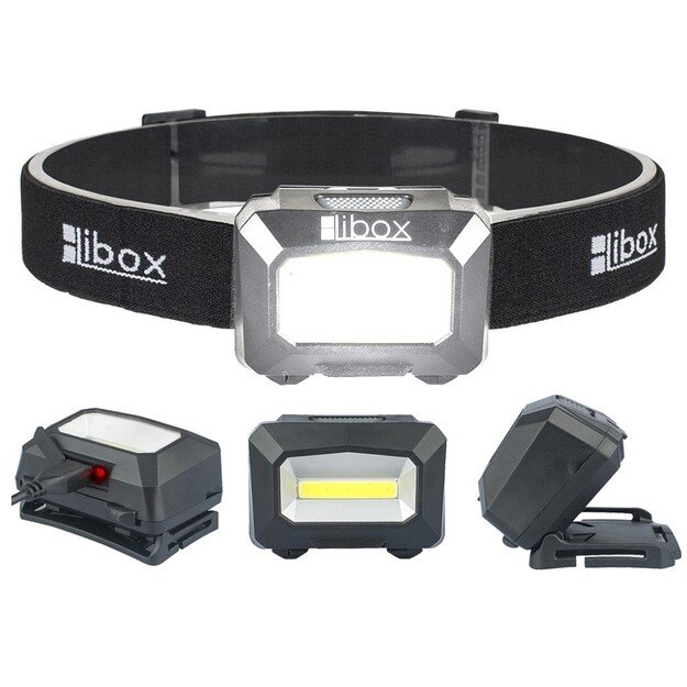 Libox žibintuvėlis 3W COB LED USB LB0107