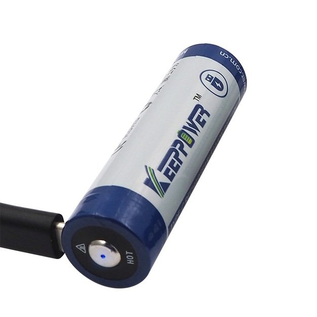 Keeppower 21700 - 5000mAh, Li-Ion 3.7V - 3.6V - PCB su apsauga ir USB-C P2150TC