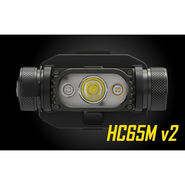 Nitecore HC65M V2.0 žibintuvėlis ant galvos