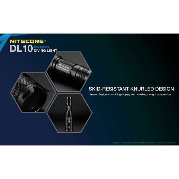 Nitecore DL10 žibintuvėlis