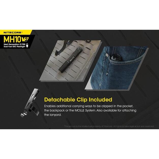 Nitecore MH10 V2 - 1200lm žibintuvėlis