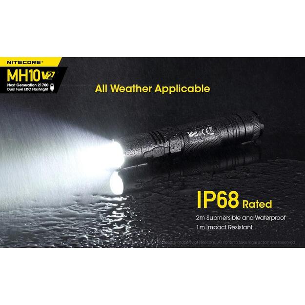 Nitecore MH10 V2 - 1200lm žibintuvėlis