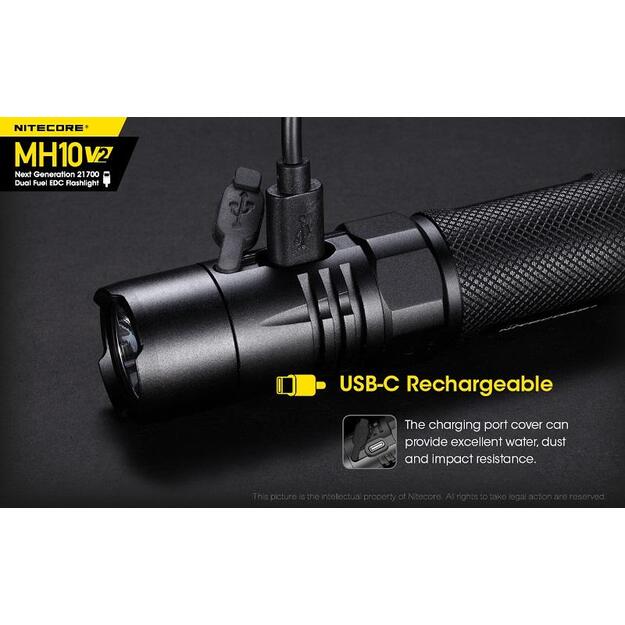 Nitecore MH10 V2 - 1200lm žibintuvėlis
