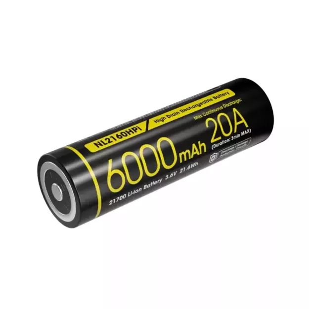 Nitecore High Drain baterija 21700, 6000mAh, Li-ion NL2160HPI