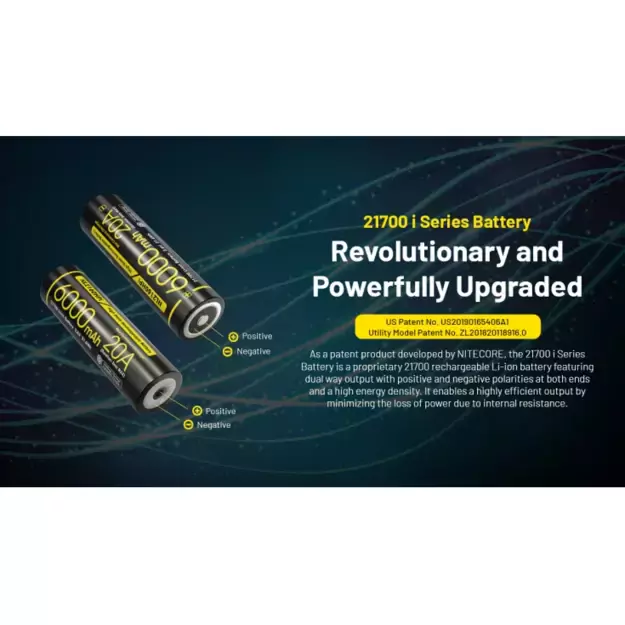 Nitecore High Drain baterija 21700, 6000mAh, Li-ion NL2160HPI