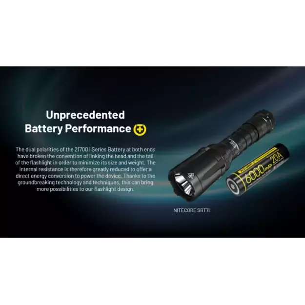 Nitecore High Drain baterija 21700, 6000mAh, Li-ion NL2160HPI