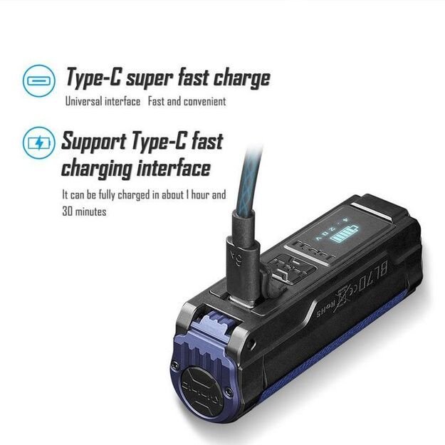 Мощный EDC фонарь IMALENT BL70 6000лм