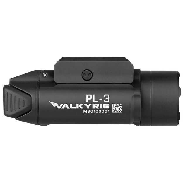 Olight PL-3 Valkyrie prožektorius ant pistoleto