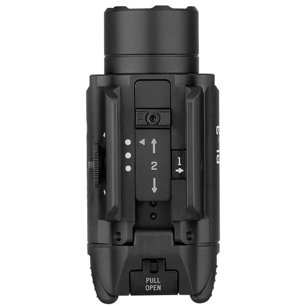 Olight PL-3 Valkyrie prožektorius ant pistoleto