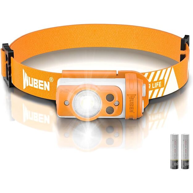 Wuben H3 žibintuvėlis 120lm Oranžinis
