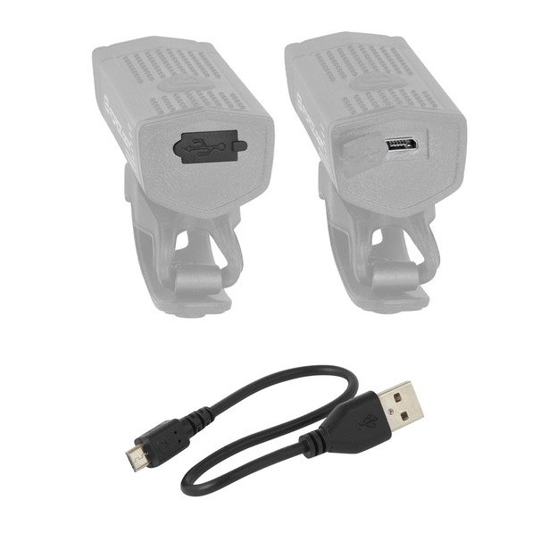 Priekinis žibintas FORCE Dot 300LM USB (juodas)