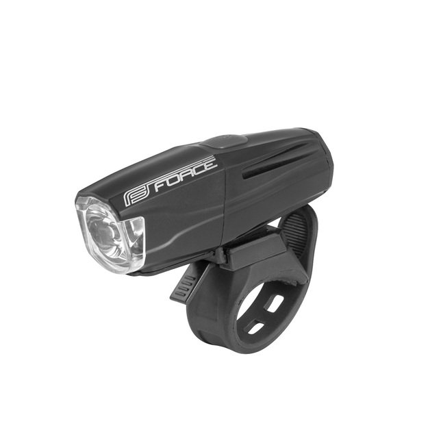 Headlight FORCE Shark 500 USB (black)