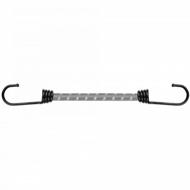 Elastinė guma su metaliniu kabliuku 40 cm pilka