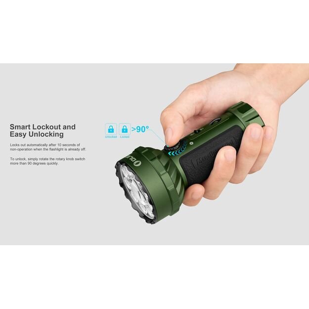 Olight Marauder Mini Flashlight 7000lm Limited Edition Blue