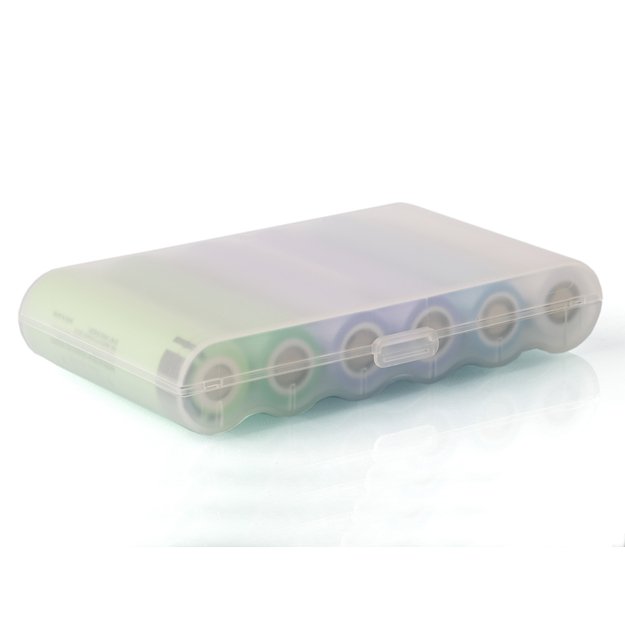 Dėklas 6x 18650 baterijoms iki 65.5mm ilgio