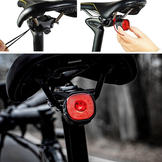 Задний велосипедный фонарь Vayox SMART USB-C 400mAh VA0157