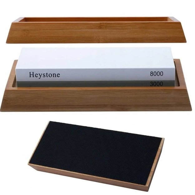 HEYSTONE bamboo stand for sharpening stones