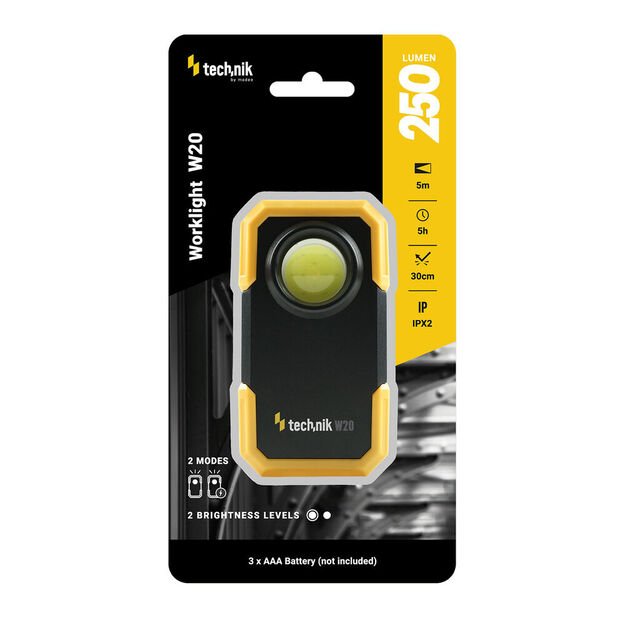 Technik W20 žibintuvėlis COB 3xAAA (250 liumenų)