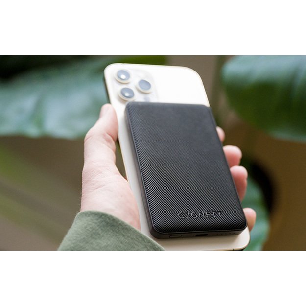 Powerbank Cygnett Magnetic išorinė baterija 5000mAh 18W (juodas) CY3743PBCHE