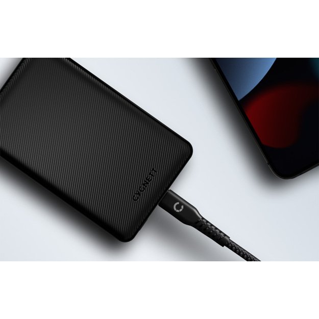 Powerbank Cygnett Magnetic išorinė baterija 5000mAh 18W (juodas) CY3743PBCHE